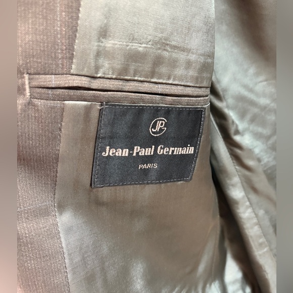 Jean-Paul Germain Mens Suit Jack Blazer Size 40R Gray Color 100% Pure Wool - Picture 11 of 16